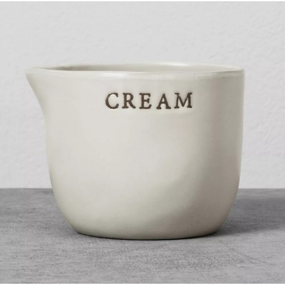Hearth Hand Magnolia Stoneware‎ Cream Pitcher Farmhouse Kitchen Discontinued